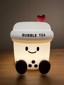 Bubble tea night light
